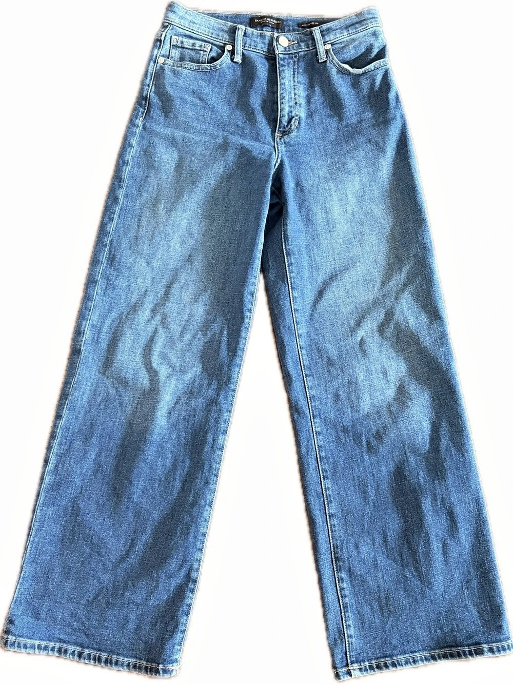 Banana Republic Wide Leg Jeans Blue Size 26
Like New